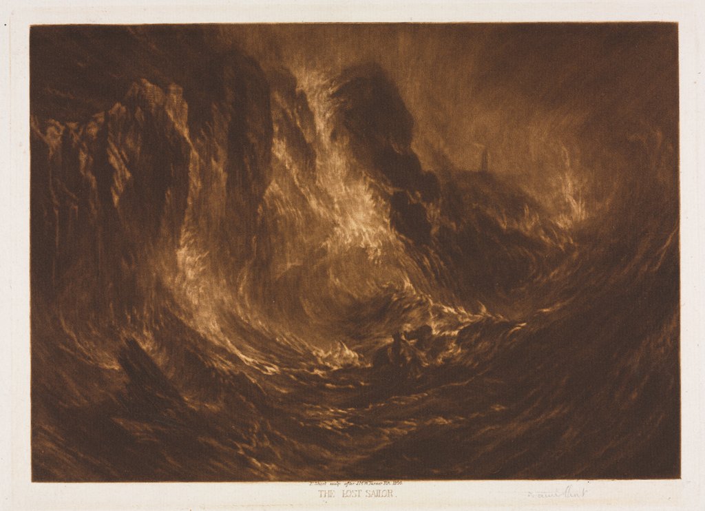 Detail of The Lost Sailor, 1896 by Frank Short