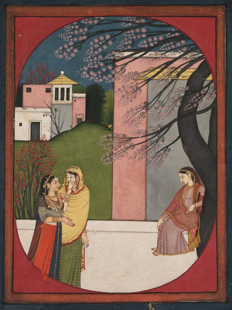 Detail of The Lovelorn Heroine, from a Sat Sai of Bihari, 1780-90 by Unknown