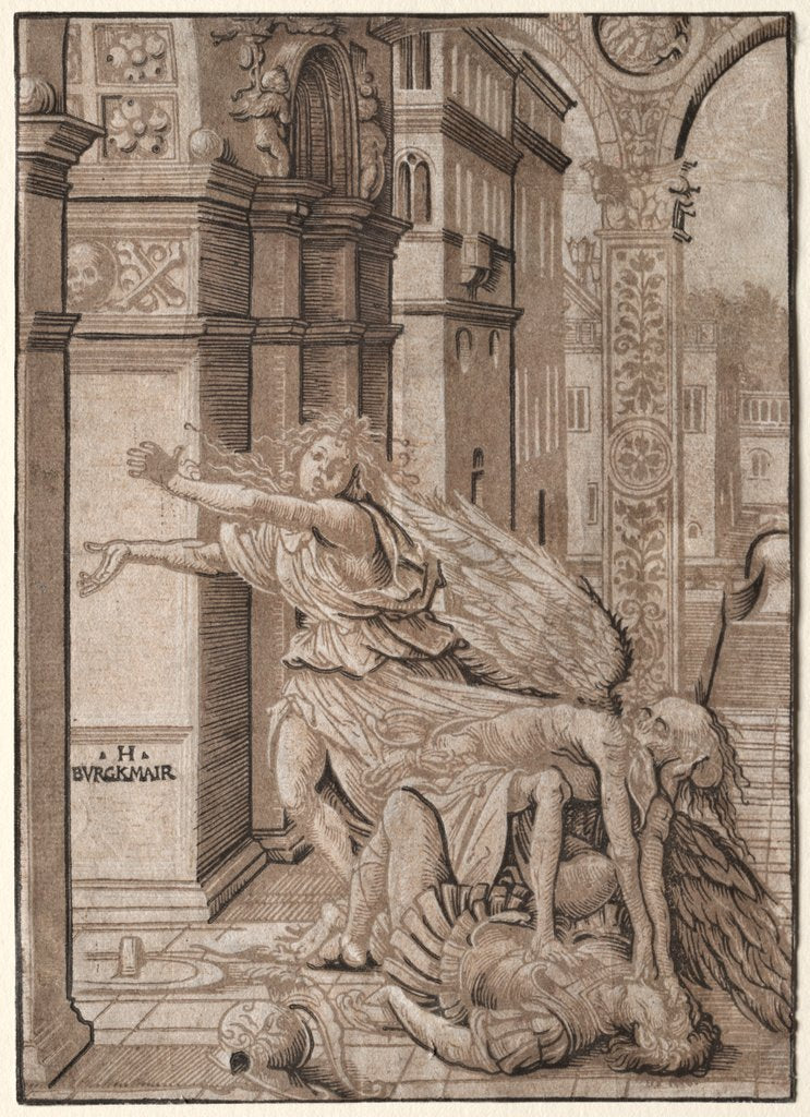 Detail of The Lovers Surprised by Death, 1510 by Hans Burgkmair