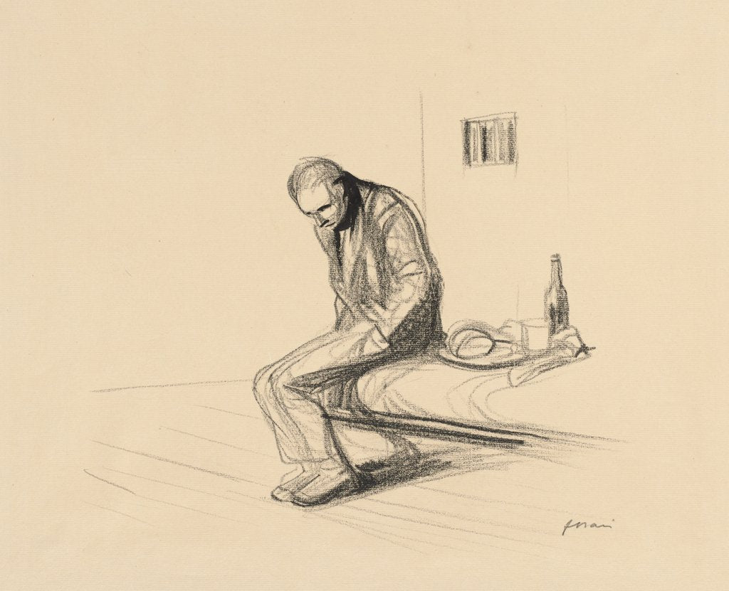 Detail of The Man Who Fired upon Clemenceau, c. 1919 by Jean Louis Forain