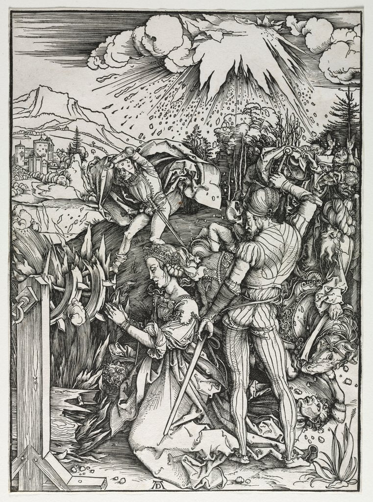Detail of The Martyrdom of Saint Catherine of Alexandria, c. 1497 by Albrecht Dürer