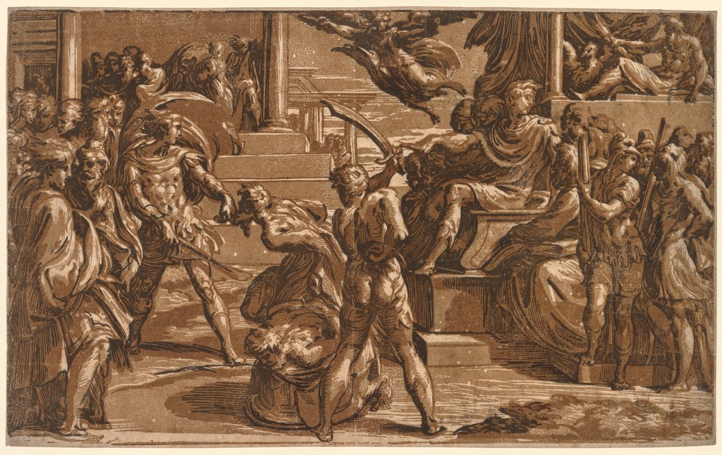 Detail of The Martyrdom of St. Peter and St. Paul, c. 1527-1530/1531 by Antonio da Trento