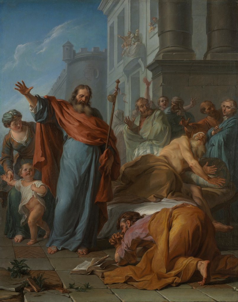 Detail of The Miracles of Saint James the Greater, 1726 by Noël Nicolas Coypel