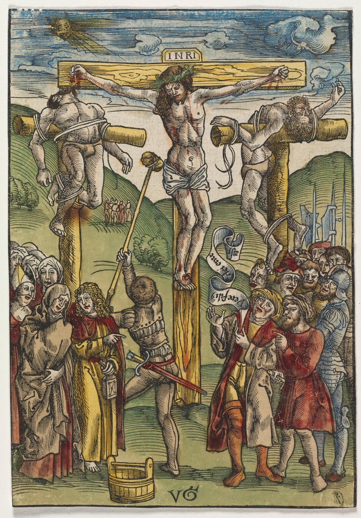 Detail of The Passion: The Crucifixion, before 1508 by Urs I Graf