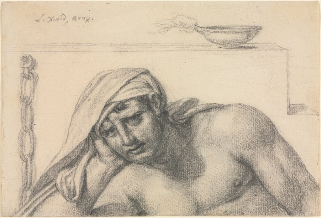 Detail of The Prisoner, 1819 by Jacques-Louis David