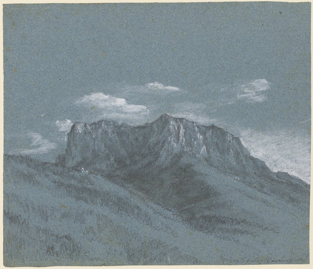 Detail of The Rauschberg, c. 1800 by Georg von Dillis