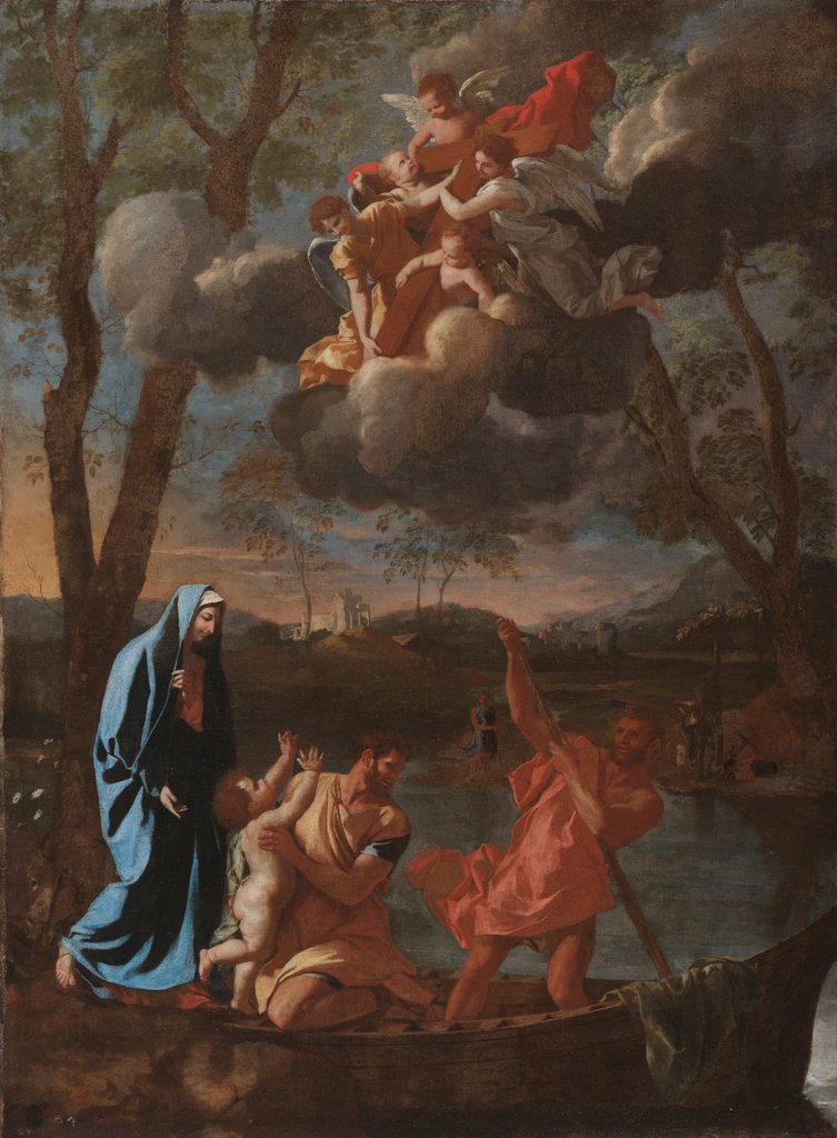 Detail of The Return of the Holy Family to Nazareth, c. 1627 by Nicolas Poussin
