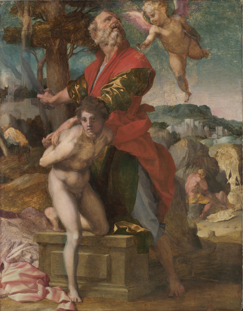 Detail of The Sacrifice of Isaac, c. 1527 by Andrea del Sarto