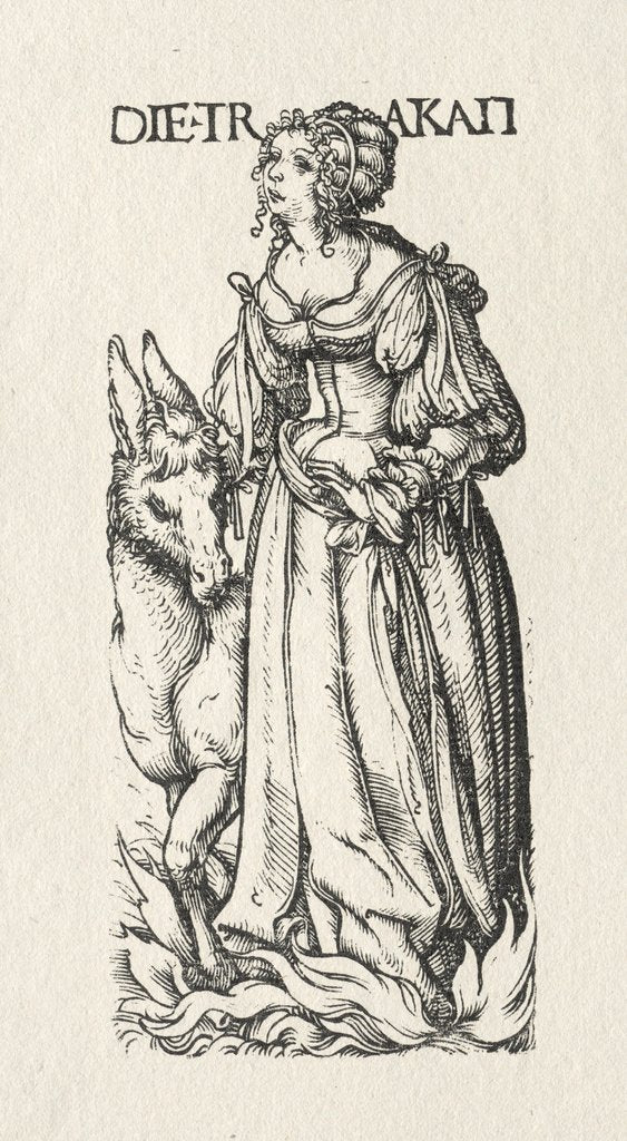 Detail of The Seven Vices: Sloth by Hans Burgkmair