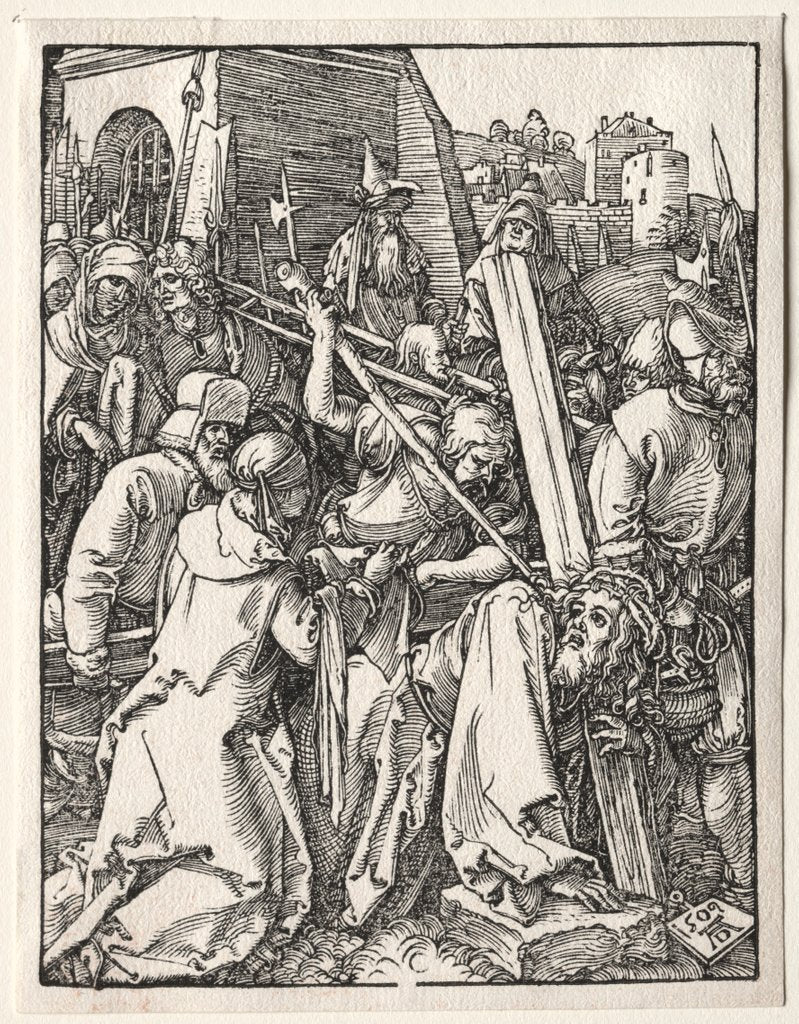 Detail of The Small Passion: Christ Bearing the Cross, 1509 by Albrecht Dürer