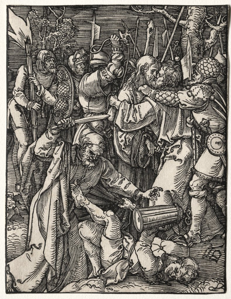 Detail of The Small Passion: The Betrayal of Christ by Albrecht Dürer