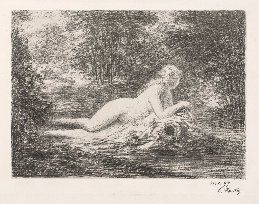 Detail of The Spring, 1897 by Henri Fantin-Latour