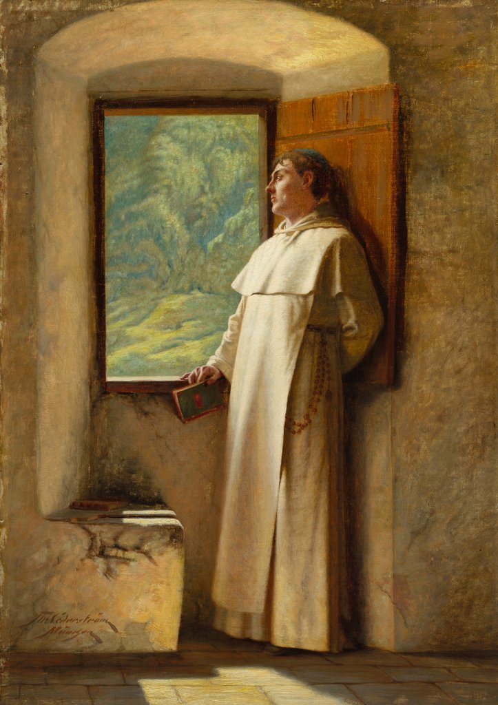 Detail of The Sunlight, 1890s by Ture Nikolaus Cederström