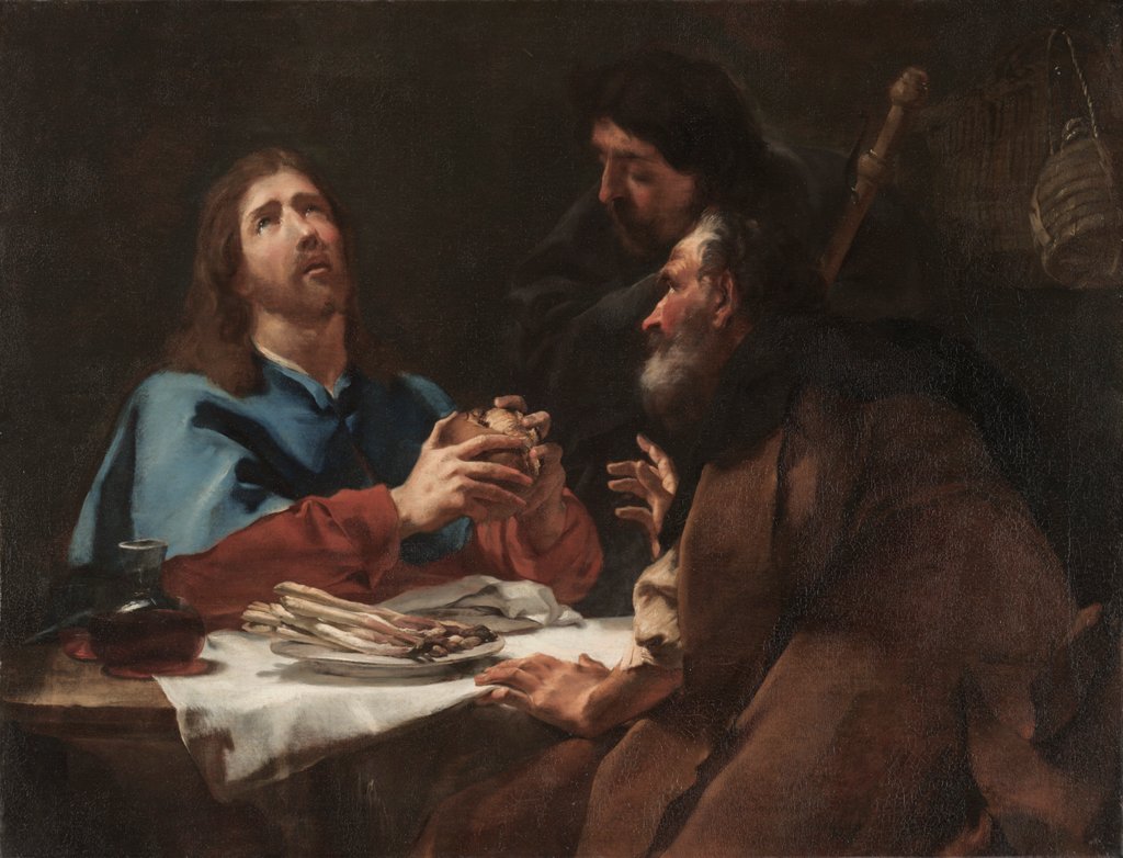 Detail of The Supper at Emmaus, c. 1720 by Giovanni Battista Piazzetta