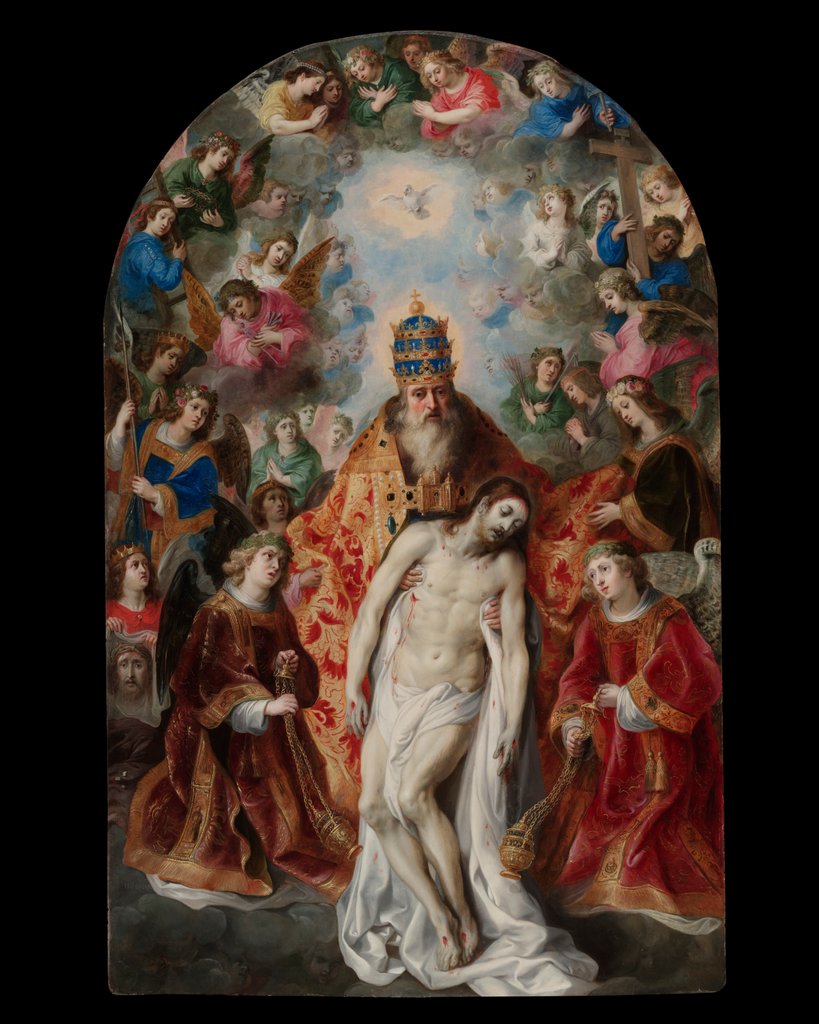 Detail of The Trinity, c. 1620 by Hendrik van Balen