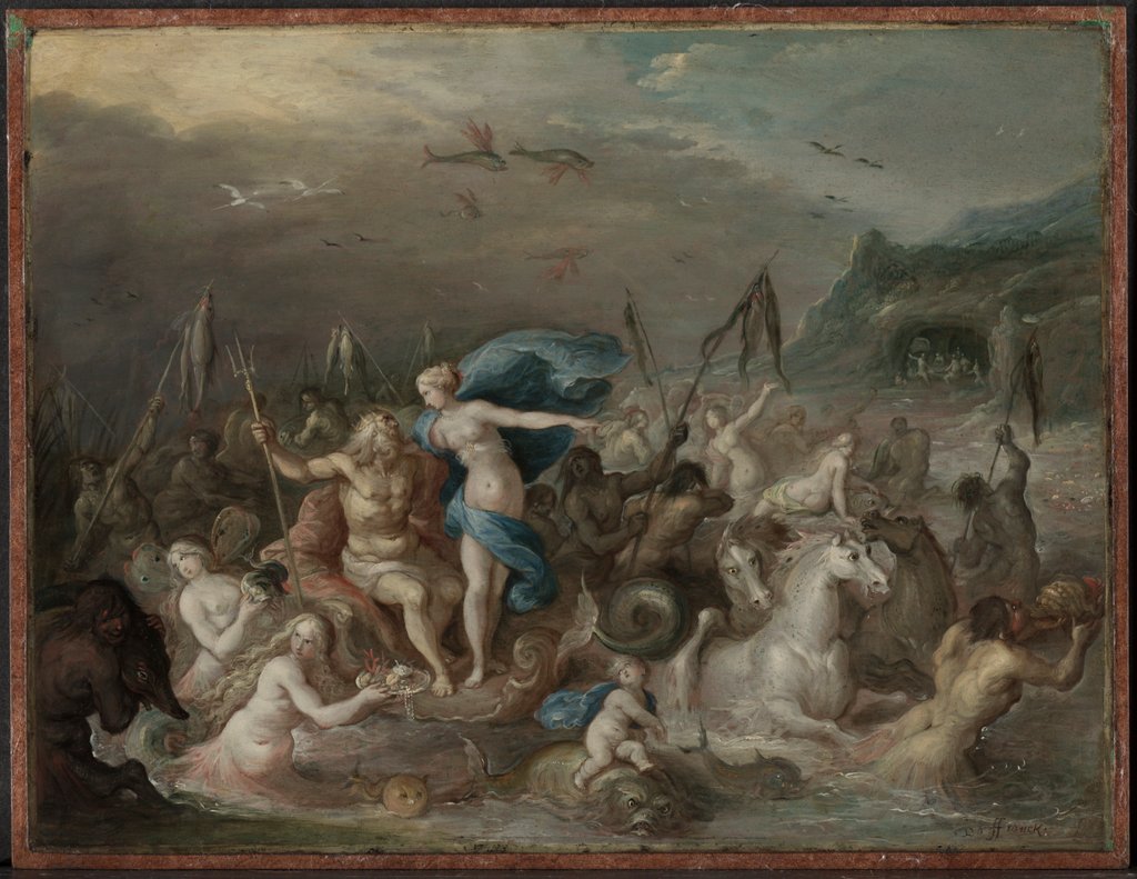 Detail of The Triumph of Neptune and Amphitrite, 1630s by Frans Francken