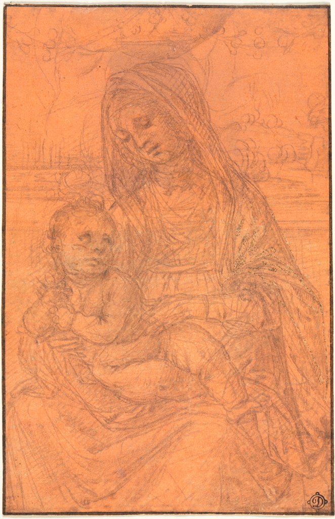 Detail of The Virgin and Child, c. 1510 by Lorenzo di Credi