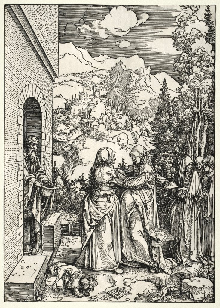 Detail of The Visitation, c. 1504 by Albrecht Dürer