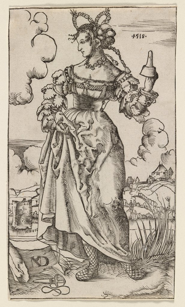 Detail of The Wise and Foolish Virgins: The Fifth Foolish Virgin, 1518 by Nikolaus Manuel Deutsch