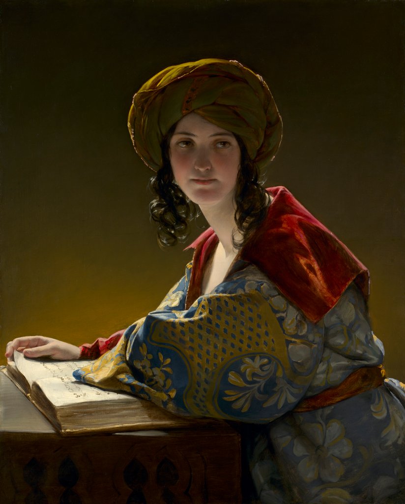 Detail of The Young Eastern Woman, 1838 by Friedrich Amerling