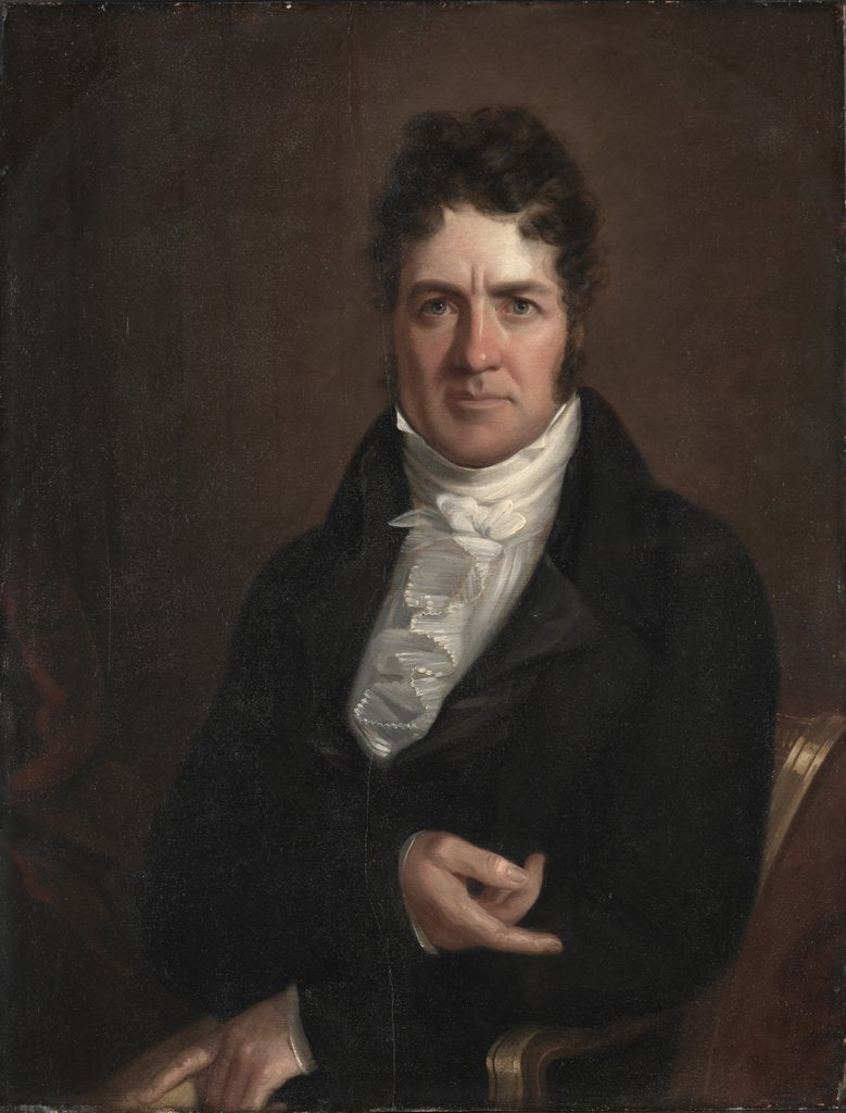 Detail of Thomas Abthorpe Cooper, c. 1810 by John Wesley Jarvis