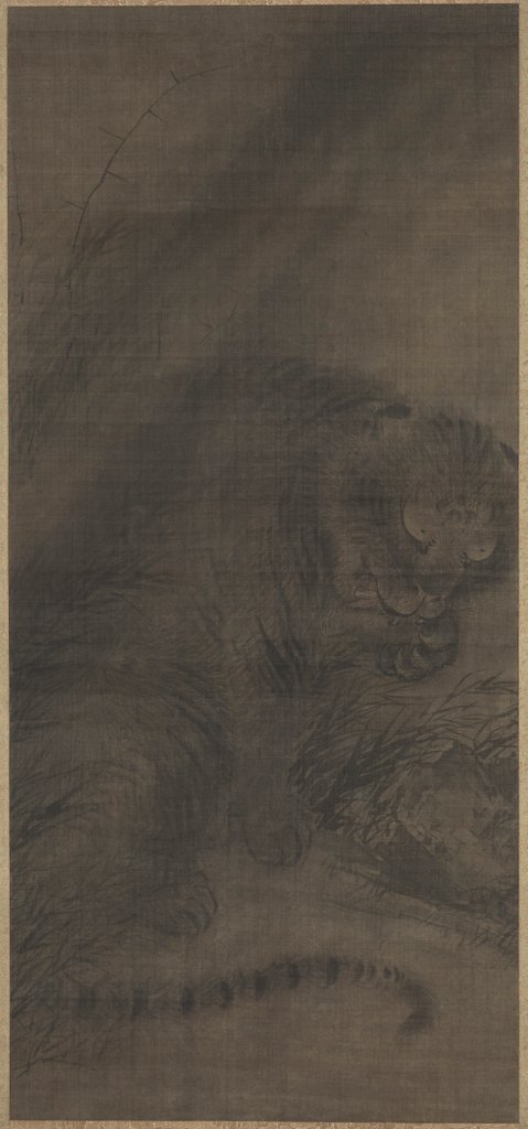 Detail of Tiger, c. 1250-1279 by Fachang Muqi