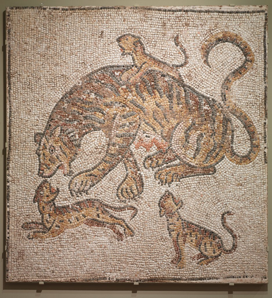 Detail of Tigress and Cubs, 300s by Unknown