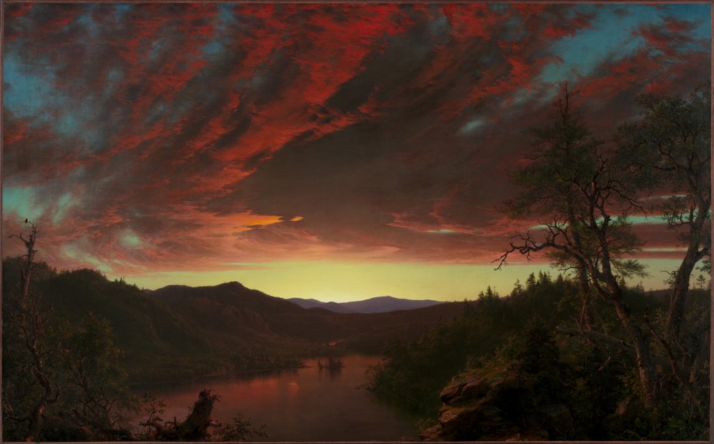 Detail of Twilight in the Wilderness, 1860 by Frederic Edwin Church