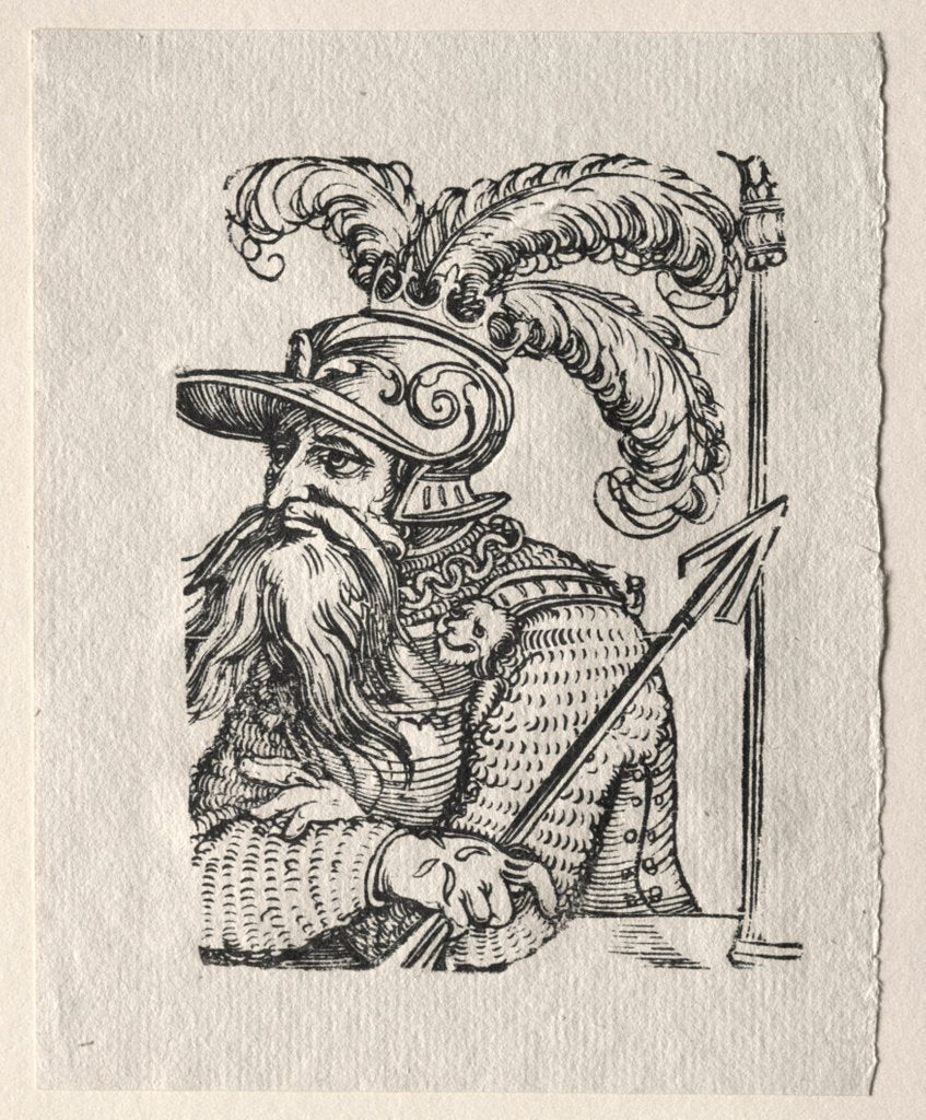 Detail of Tyrants of the Old Testament: Ahab by Georg Pencz