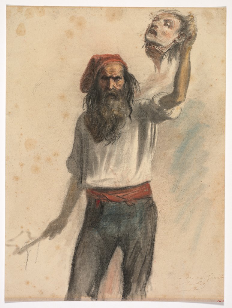 Detail of Un Borreau, c. 1848 by Auguste Raffet