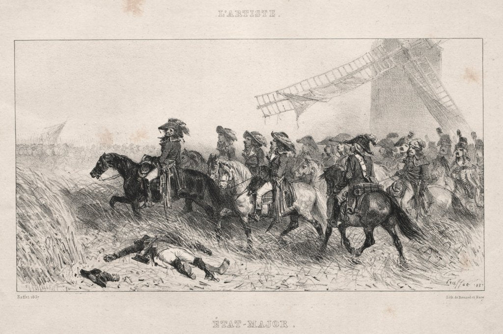 Detail of Untitled, 1837 by Auguste Raffet