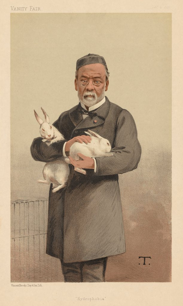 Detail of Vanity Fair: 'Hydrophobia', 1887 by Théobald Chartran