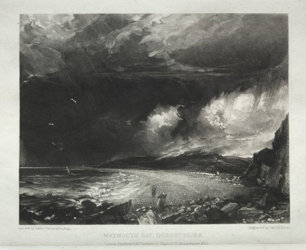 Detail of Various Subjects of Landscape, Characteristic of English Scenery…Weymouth Bay, Dorsetshire, 1830 by David Lucas