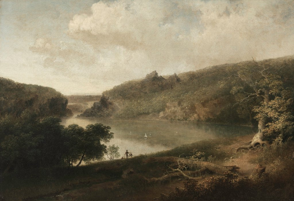 Detail of View of a Lake, c. 1830s by Thomas Doughty