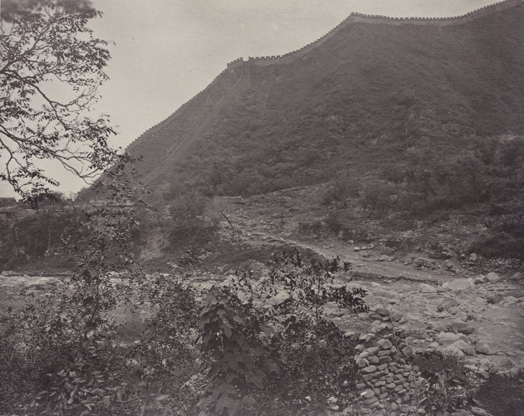 Detail of View of the Great Wall, China, c. 1871 by John Thomson