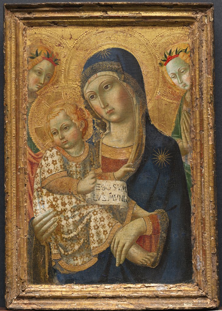 Detail of Virgin and Child Enthroned, 1800s by Unknown