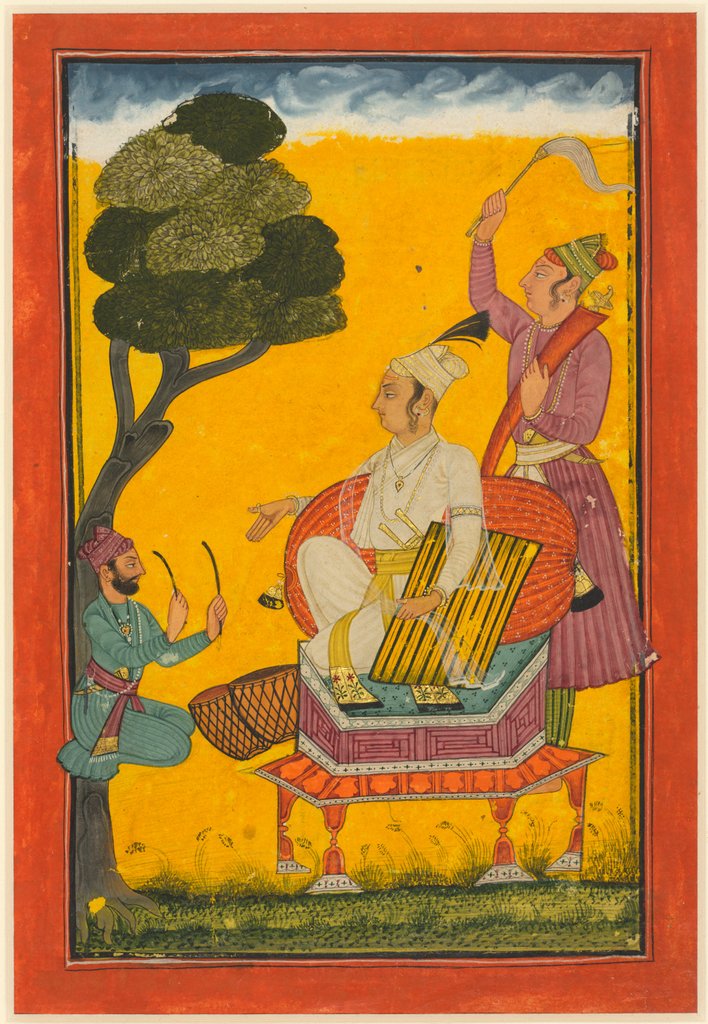 Detail of Vivaca Ragaputra, a Leaf from Ragamala Series, c. 1700-1720s by Unknown