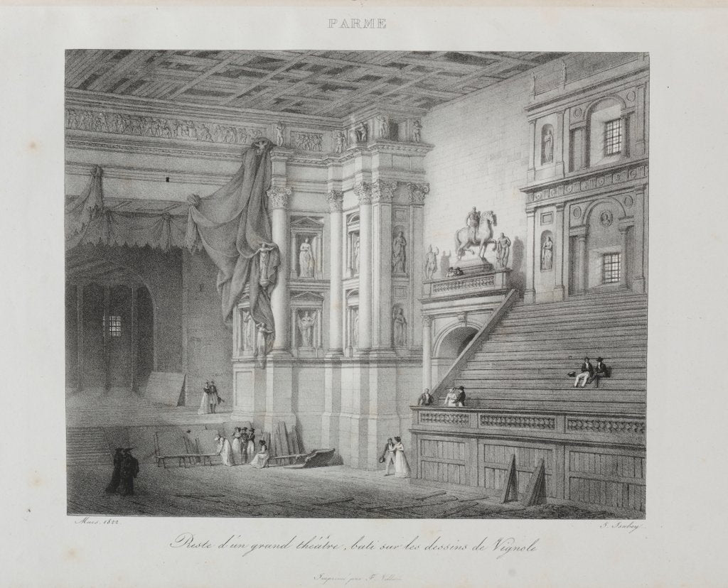 Detail of Voyage en Italie en 1822, 1833 by Jean-Baptiste Isabey