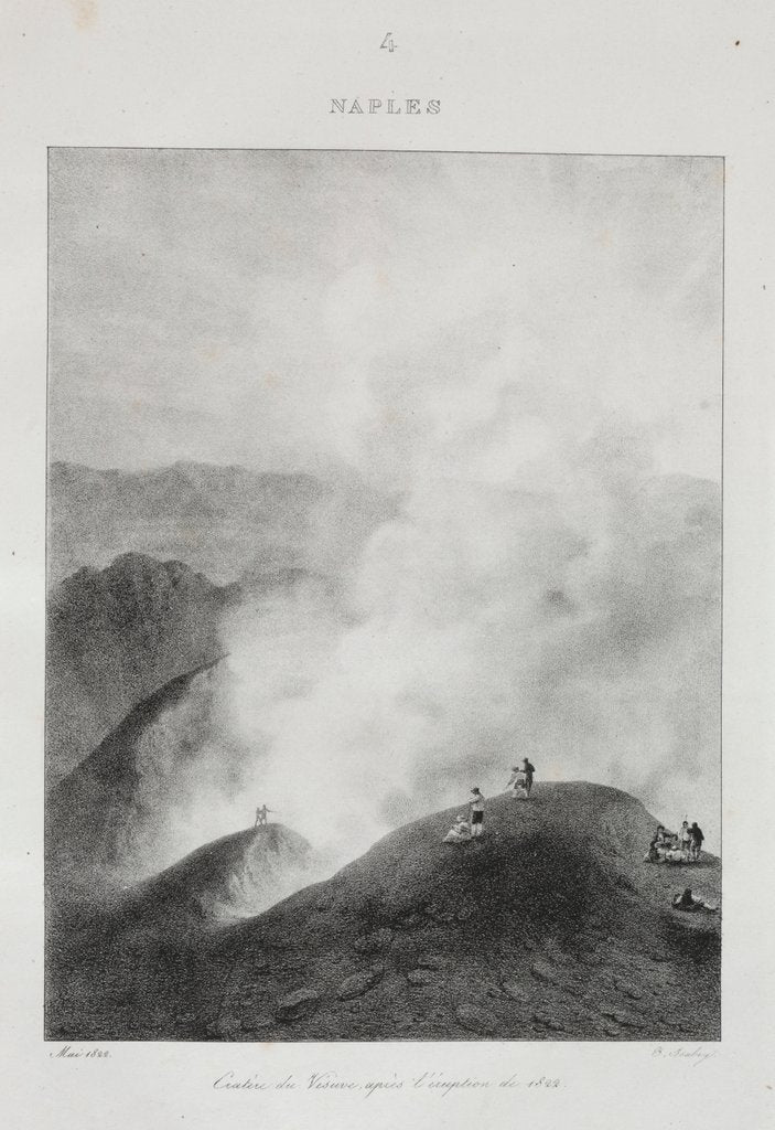 Detail of Voyage en Italie en 1822, 1833 by Jean-Baptiste Isabey