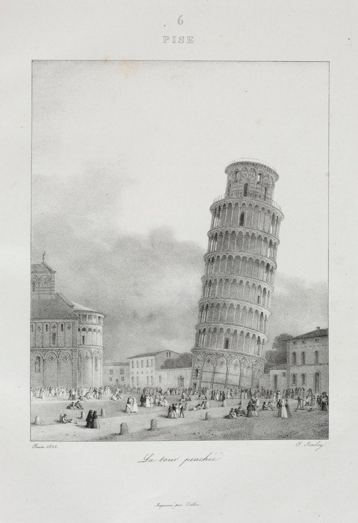 Detail of Voyage en Italie en 1822, 1833 by Jean-Baptiste Isabey