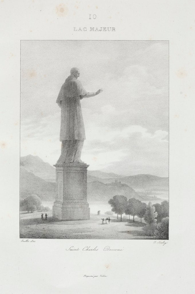 Detail of Voyage en Italie en 1822, 1833 by Jean-Baptiste Isabey