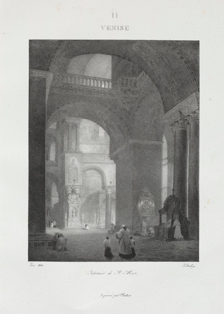 Detail of Voyage en Italie en 1822, 1833 by Jean-Baptiste Isabey