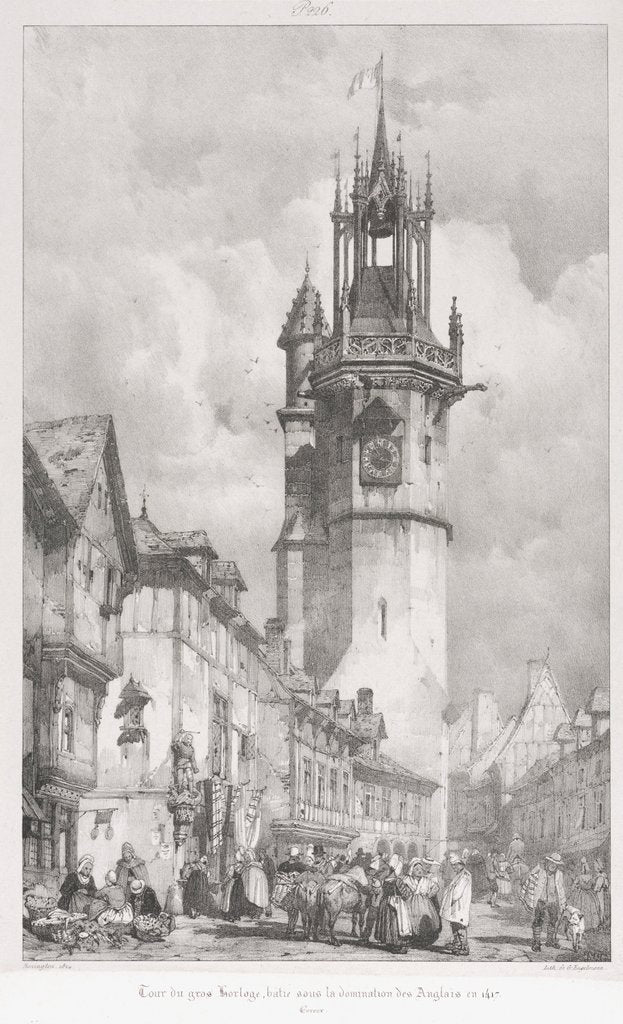 Detail of Voyages Pittoresques et Romantique dans lAncienne France, Normandie…, 1824 by Godefroy Engelmann