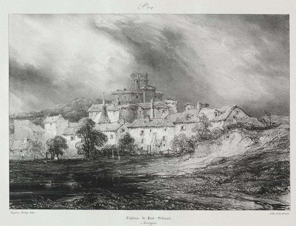 Detail of Voyages pittoresques et romantiques dans lancienne France, Auvergne…, 1830 by Eugène Isabey