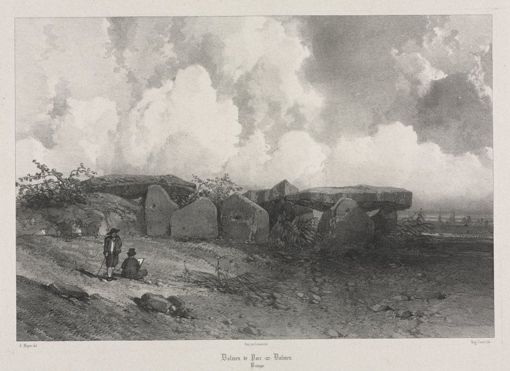Detail of Voyages pittoresques et romantiques dans lancienne France: Bretagne?, c. 1845 by Eugène Cicéri