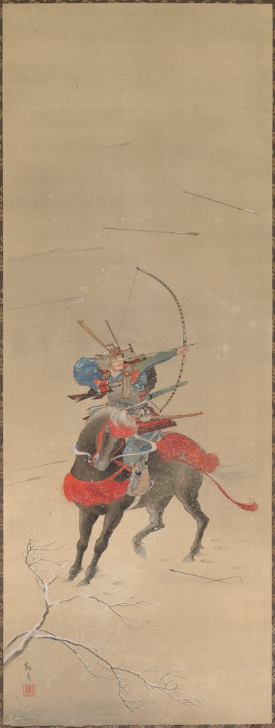 Detail of Warrior mounted on a Horse, 1700s-1800s by Unknown