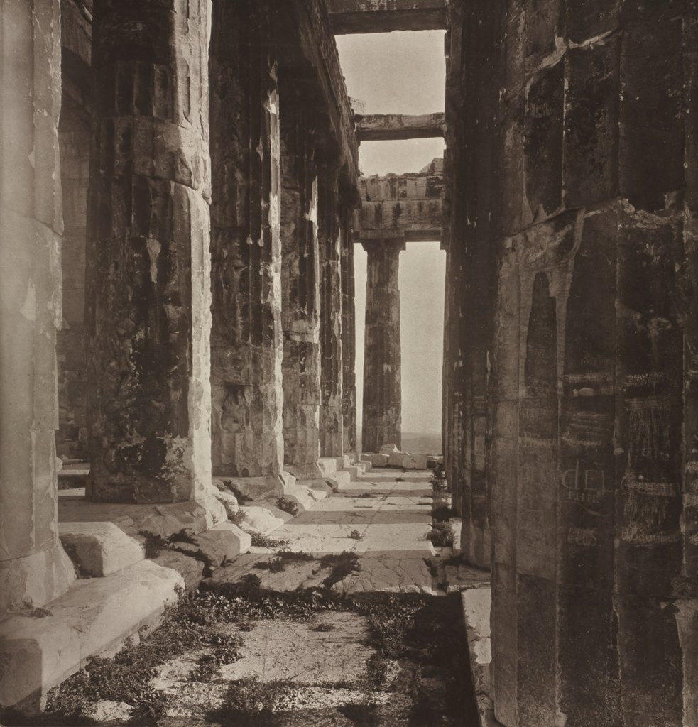 Detail of Western Portico of the Parthenon, 1882 by William James Stillman; The Autotype Company