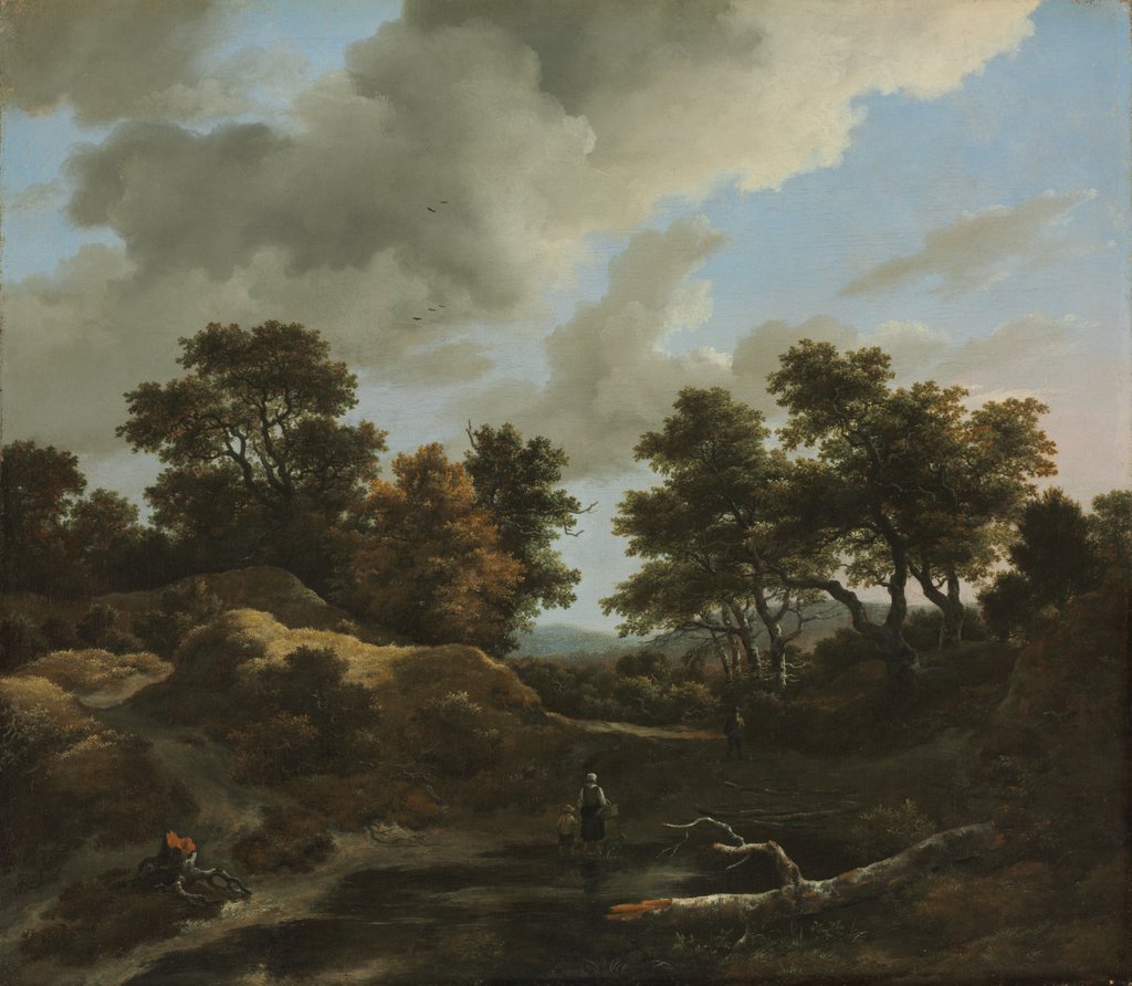 Wooded and Hilly Landscape, 1660s by Jacob van Ruisdael