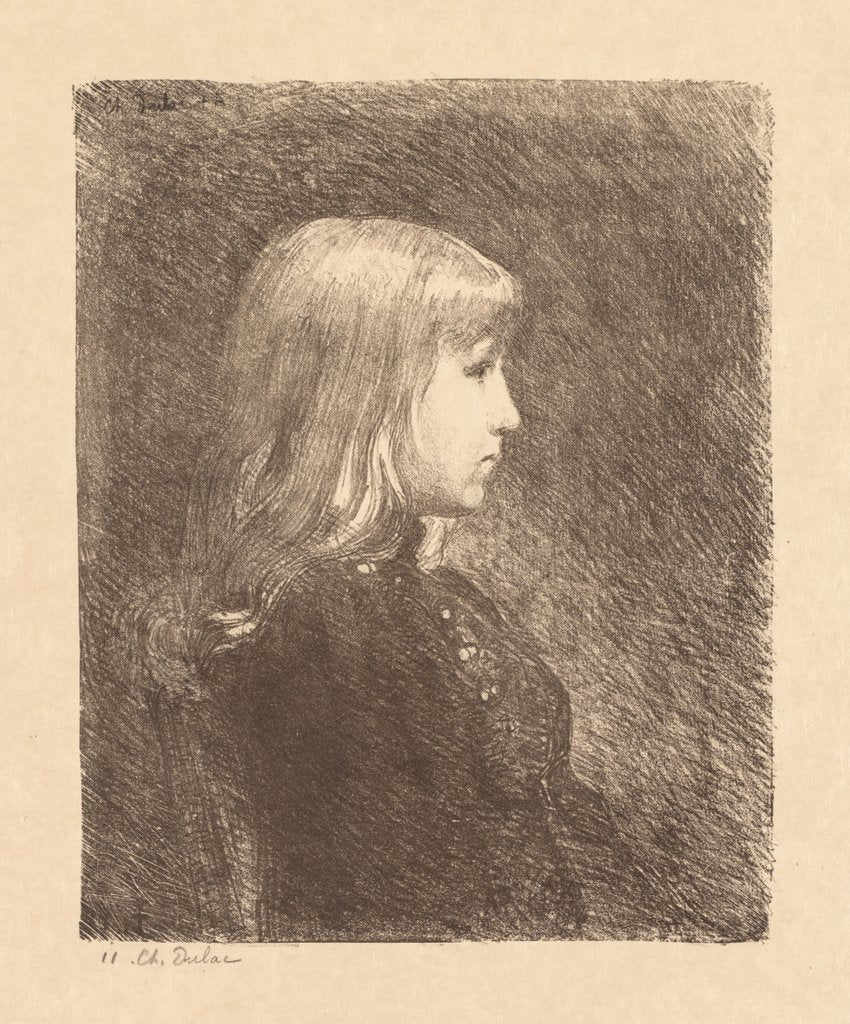 Detail of Young Lady, 1892 by Charles Marie Dulac