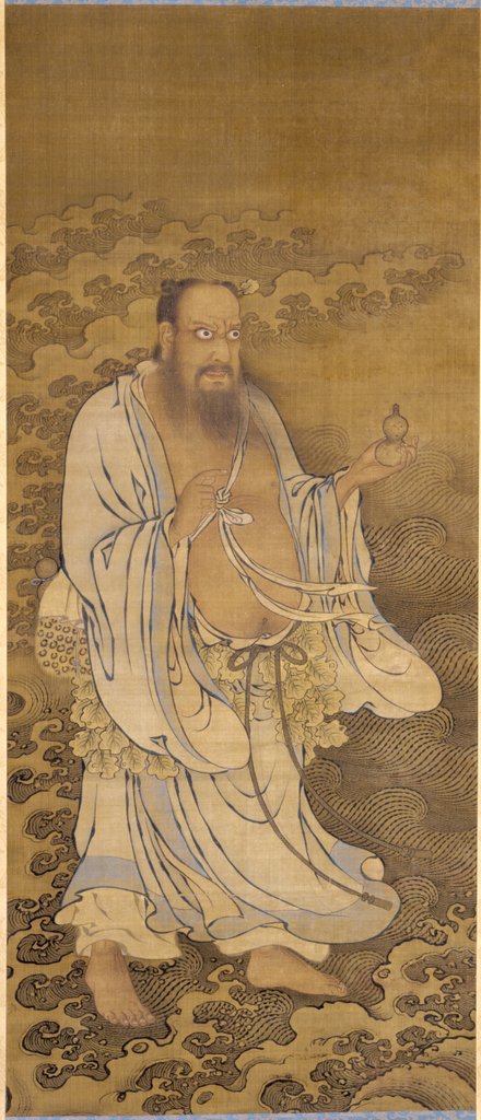 Detail of Zhongli Quan Crossing the Ocean, 1368-1644 by Zhao Qi
